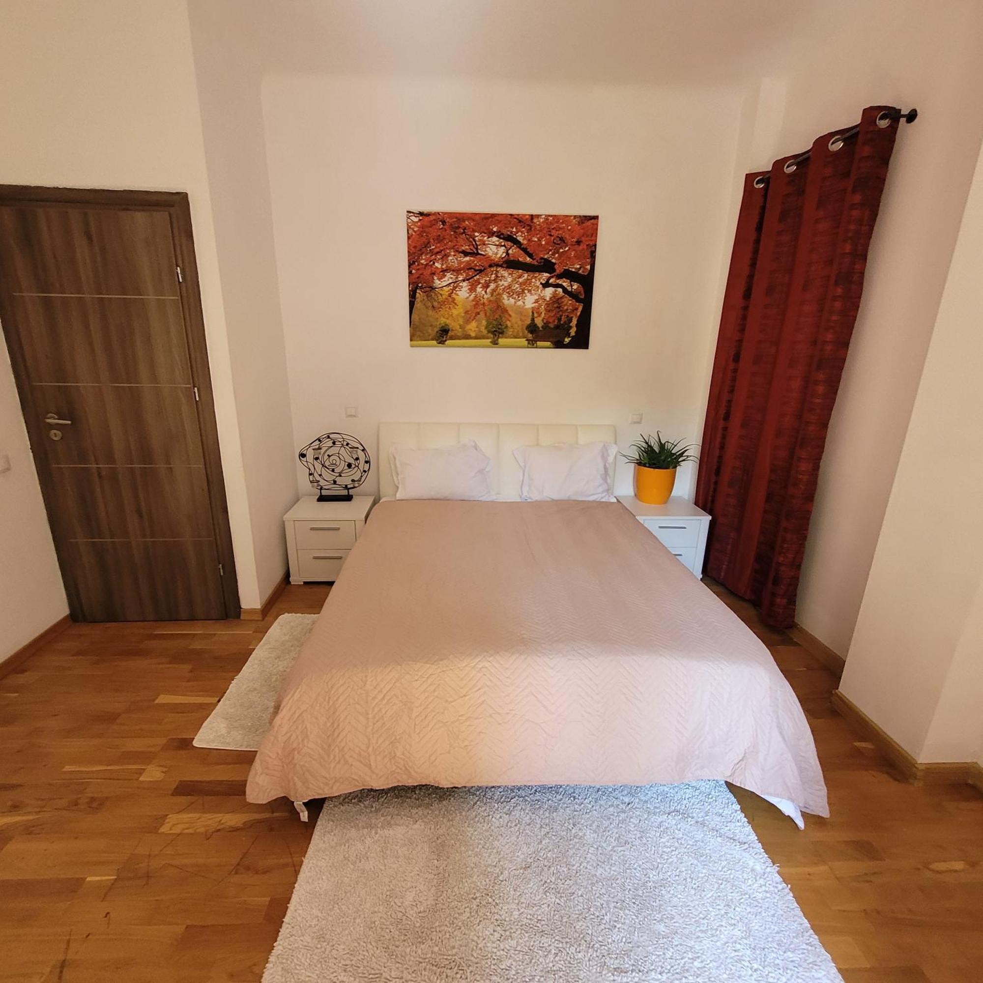 בוקרשט Anastasia Balcescu Apart 4 Self Check In Code From 2Pm Kitchen And Bedroom מראה חיצוני תמונה